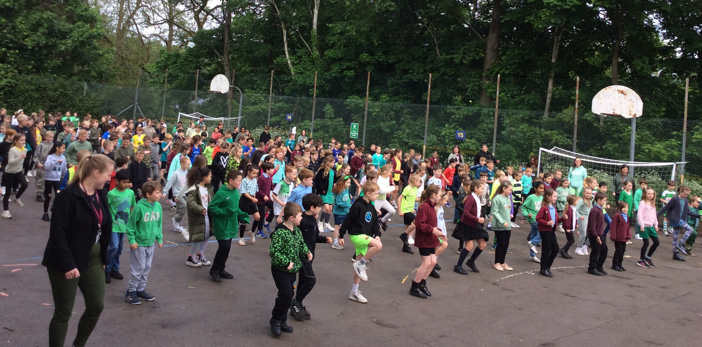 Whole school aerobics