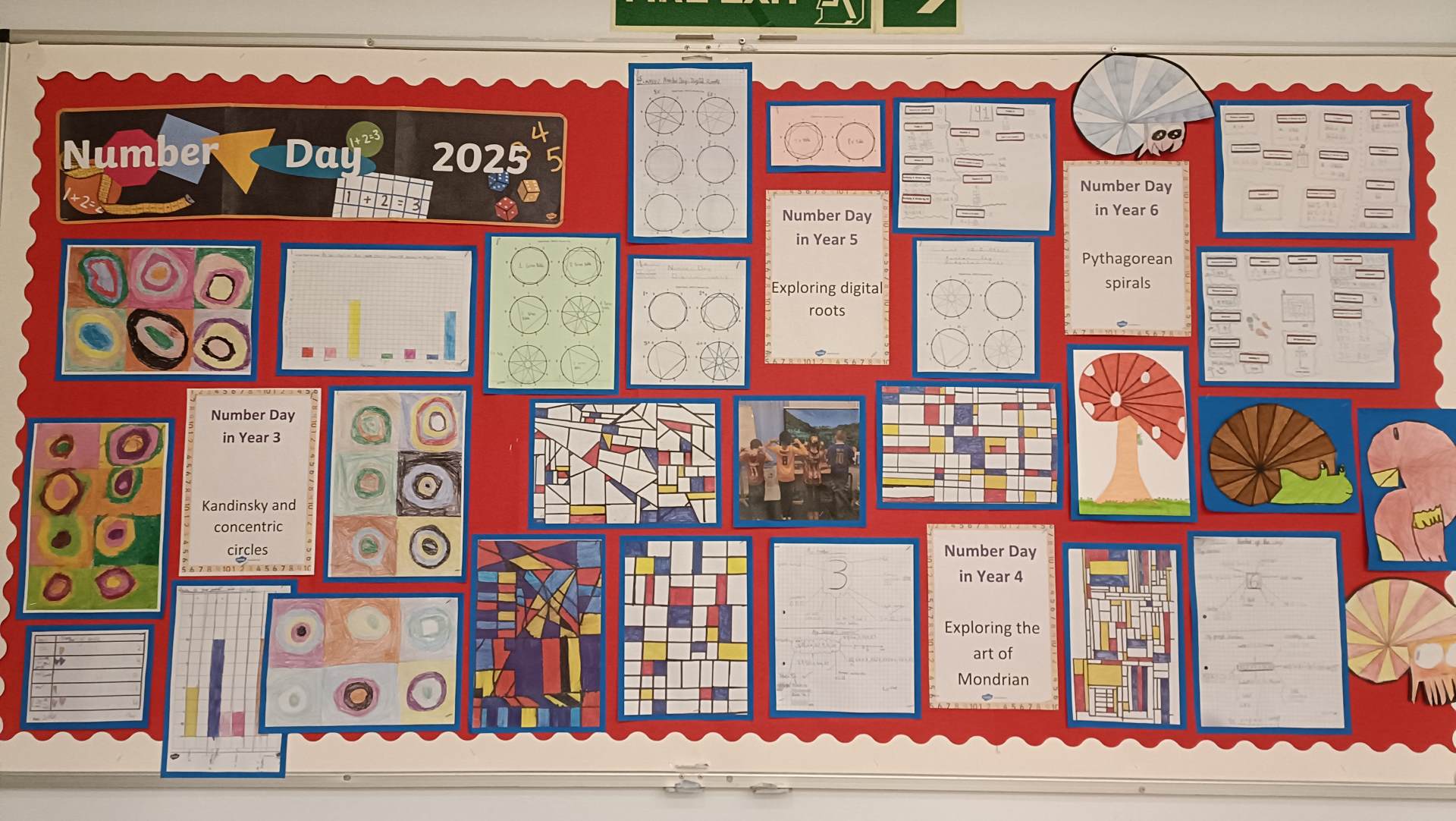 NSPCC Number Day display